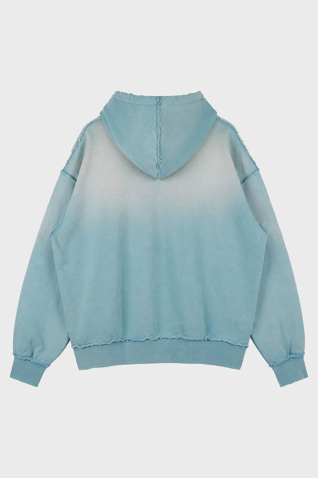 SHADOW POCKET HOODIE TEAL BLUE