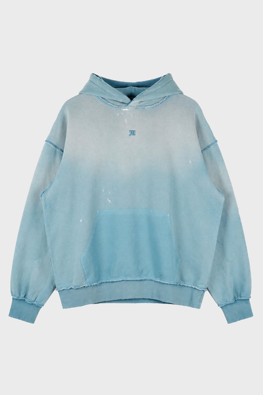 SHADOW POCKET HOODIE TEAL BLUE