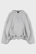 INFLATED HEATHER GREY HOODIE