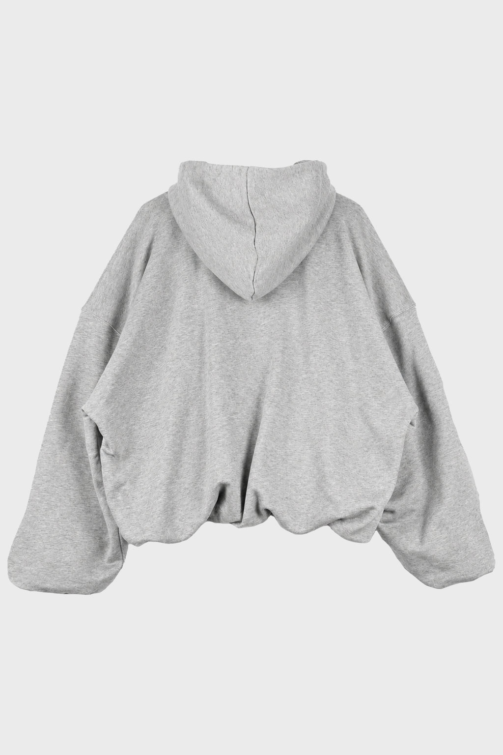 INFLATED HEATHER GREY HOODIE