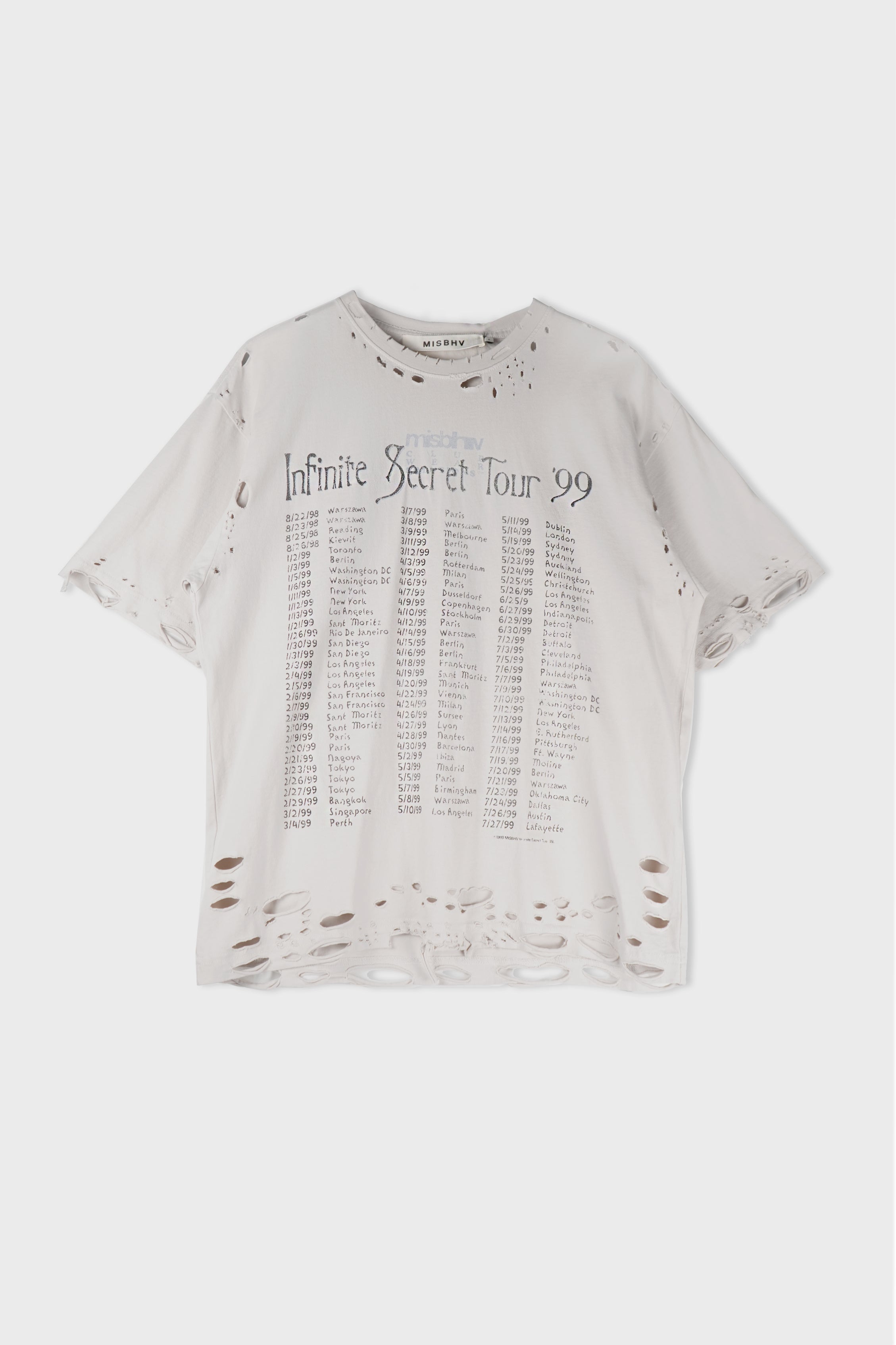TOUR 99 TSHIRT OFF WHITE