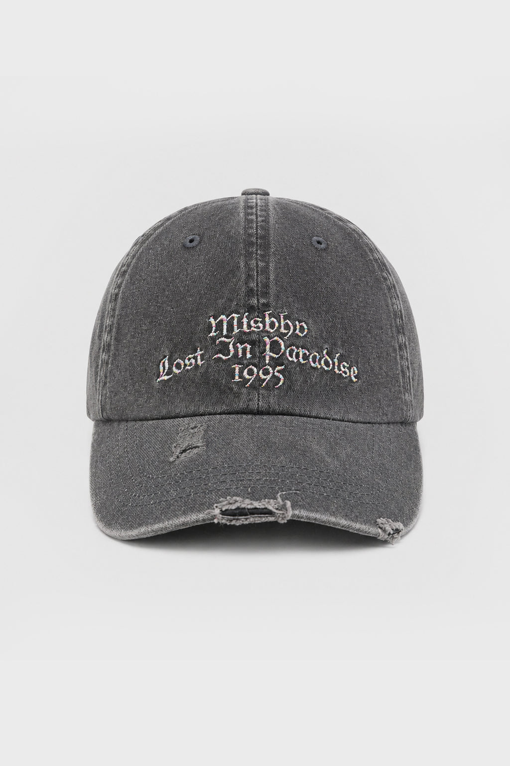 LOST IN PARADISE CAP WASHED BLACK