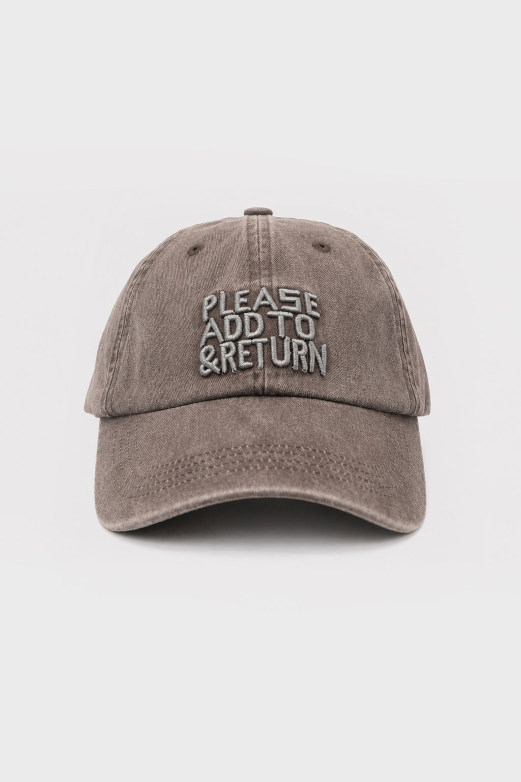 RAY JOHNSON CAP WASHED GREY