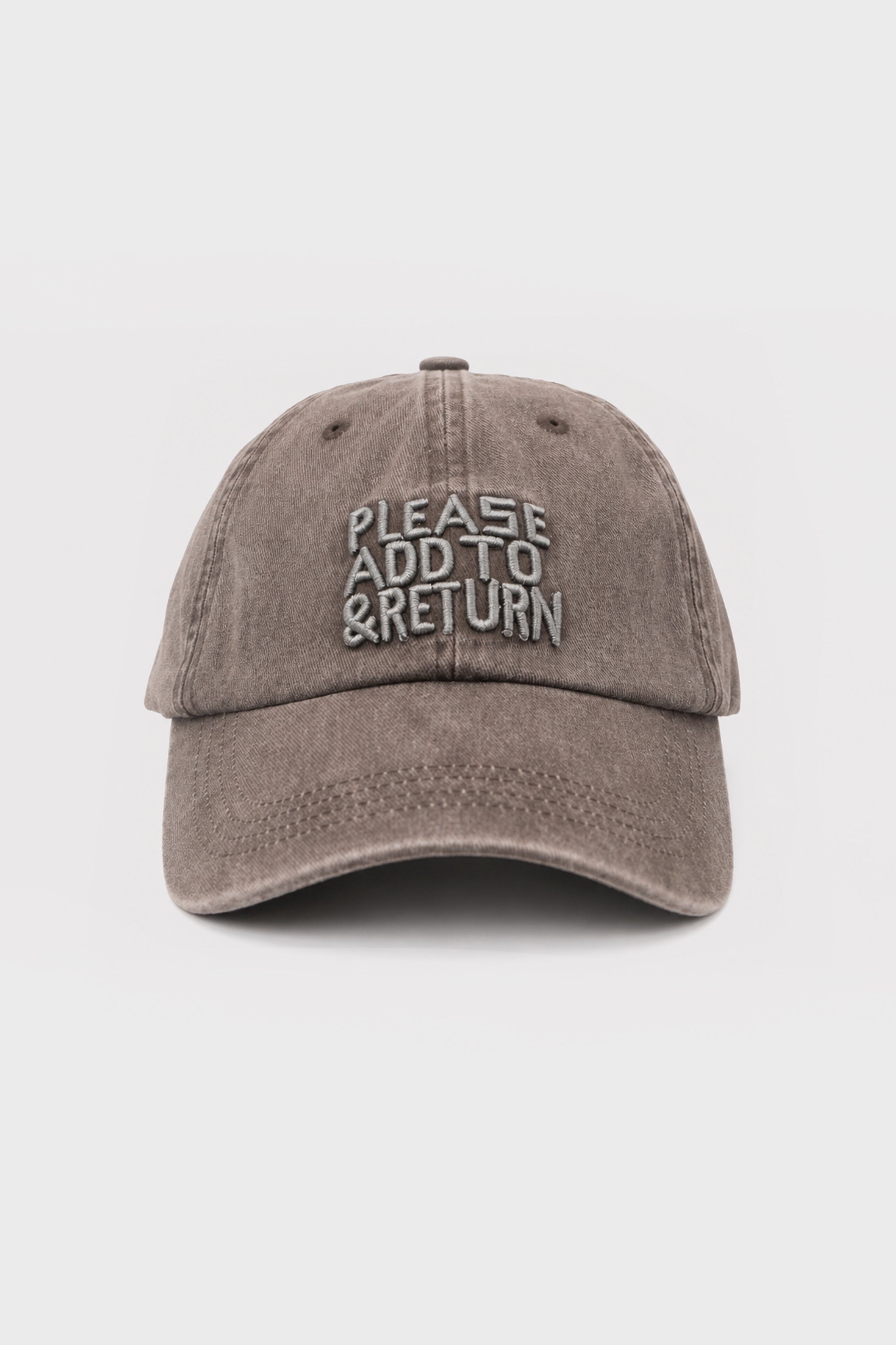 RAY JOHNSON CAP WASHED GREY