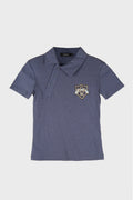 CREST POLO TOP NAVY