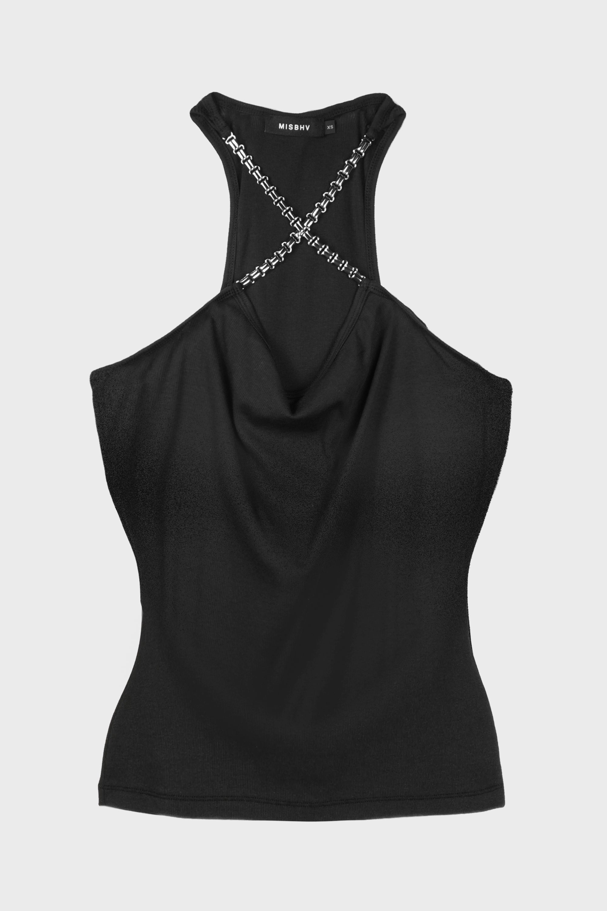 CHAIN TANK TOP BLACK