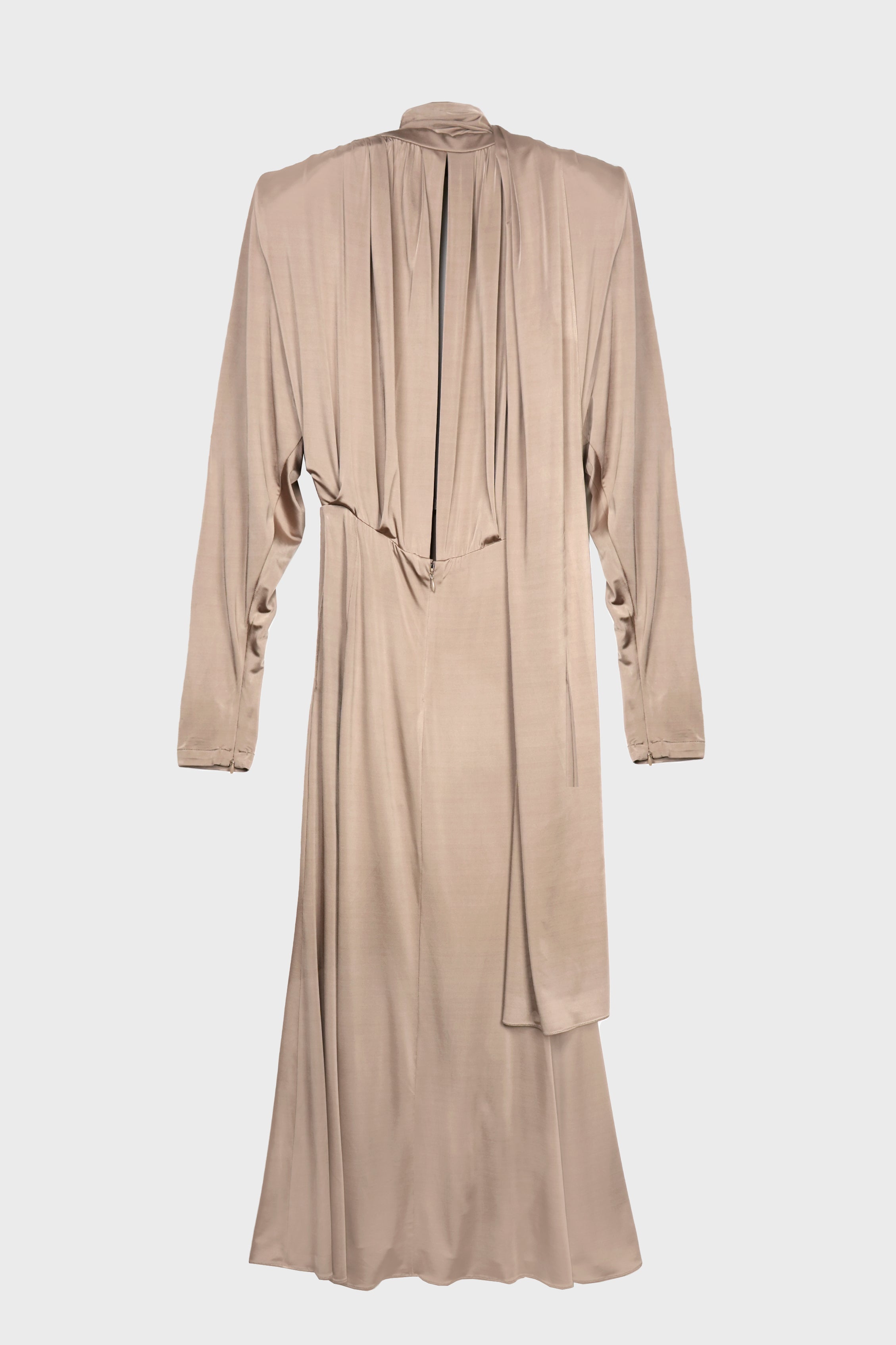 POWER DRESS TAUPE