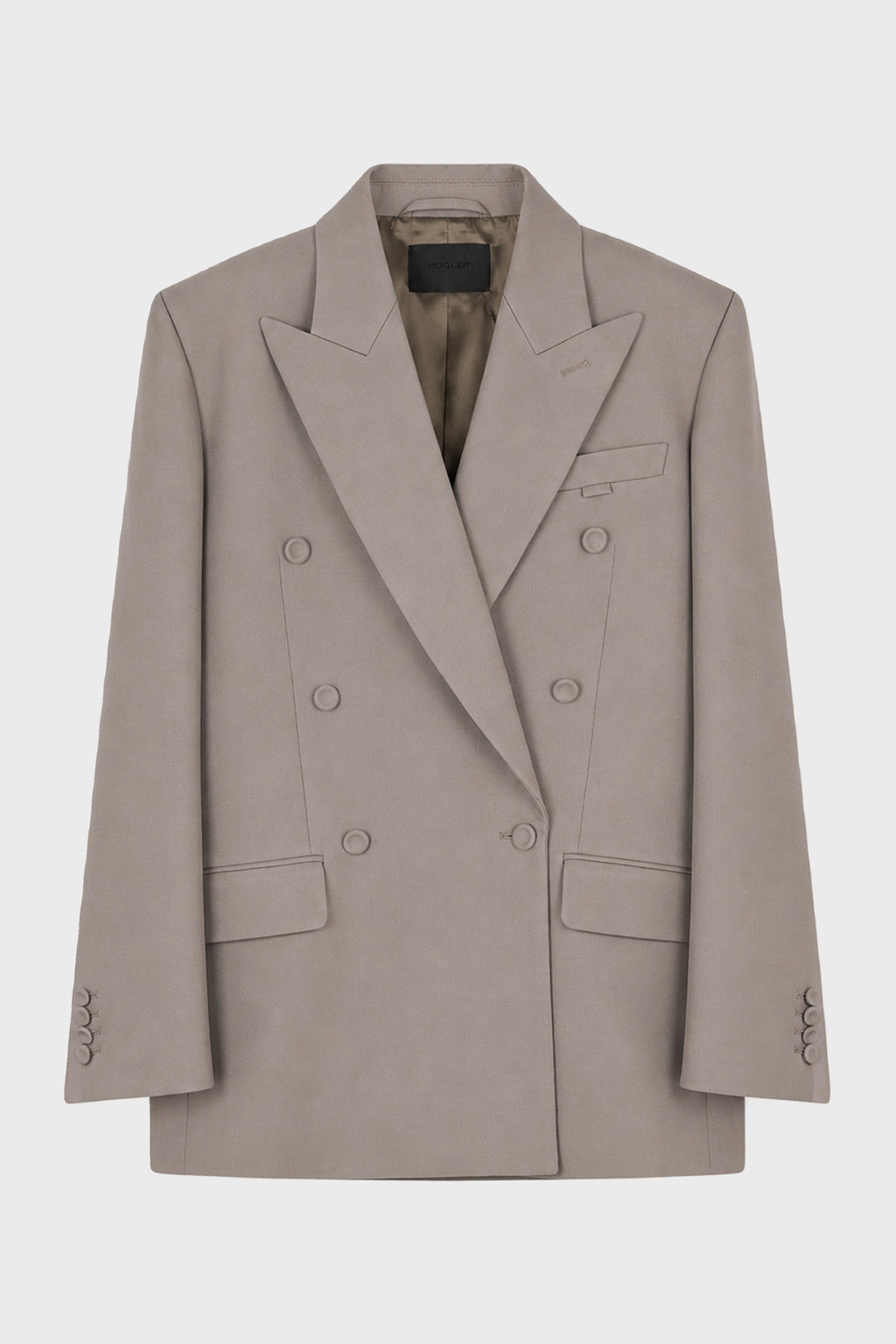 DOUBLE BREASTED JACKET GRAY