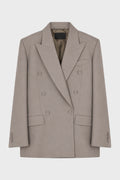 DOUBLE BREASTED JACKET GRAY