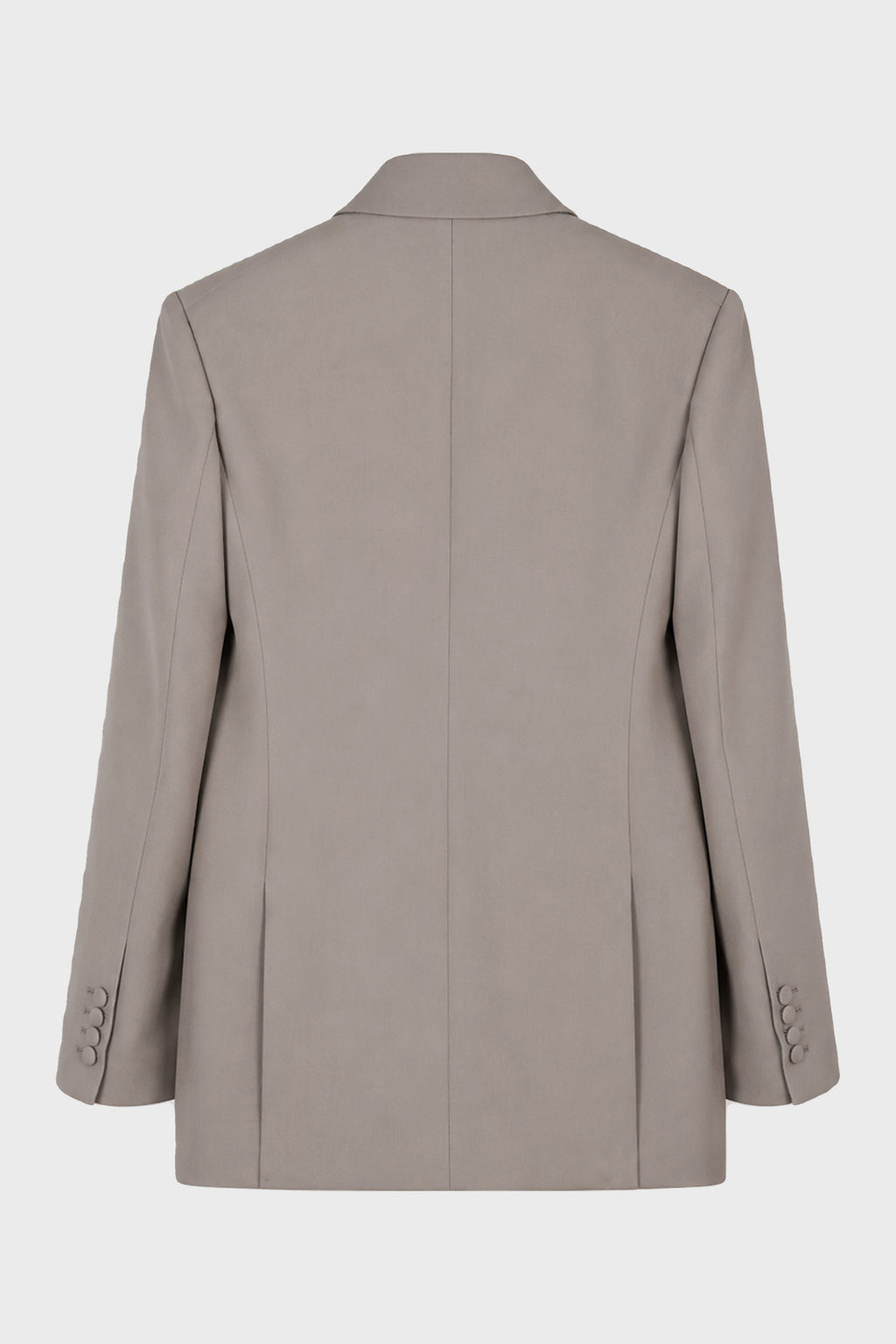 DOUBLE BREASTED JACKET GRAY
