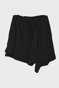 DRAPE PANEL ATTACHED SHORT PANTS