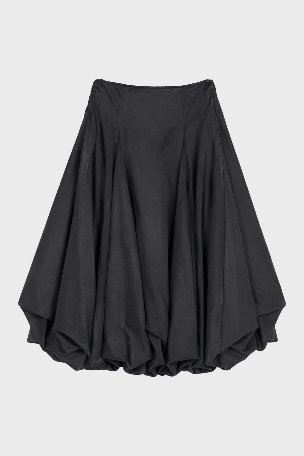 PANEL BALLOON SKIRT BLACK