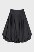 PANEL BALLOON SKIRT BLACK