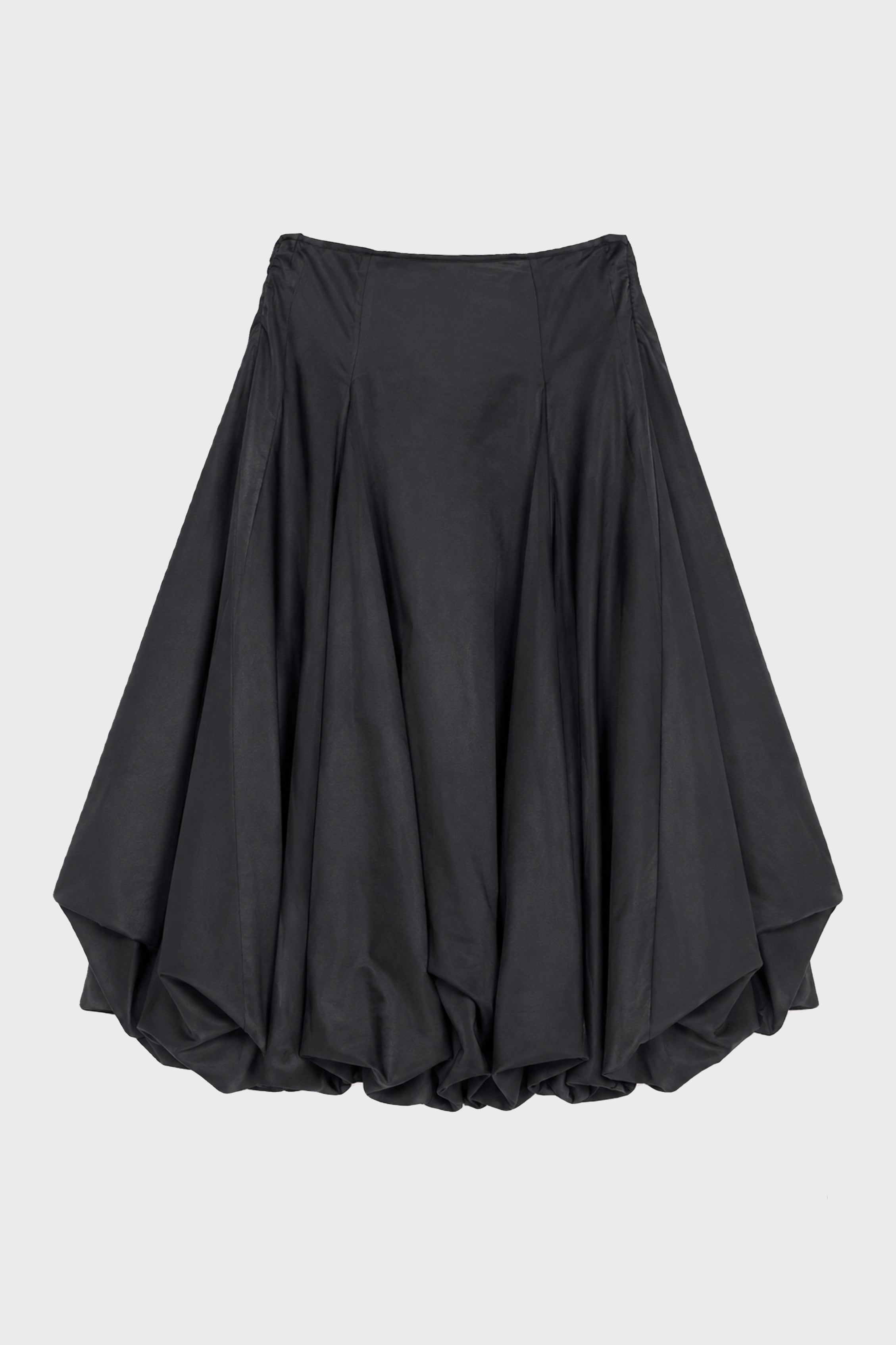 PANEL BALLOON SKIRT BLACK