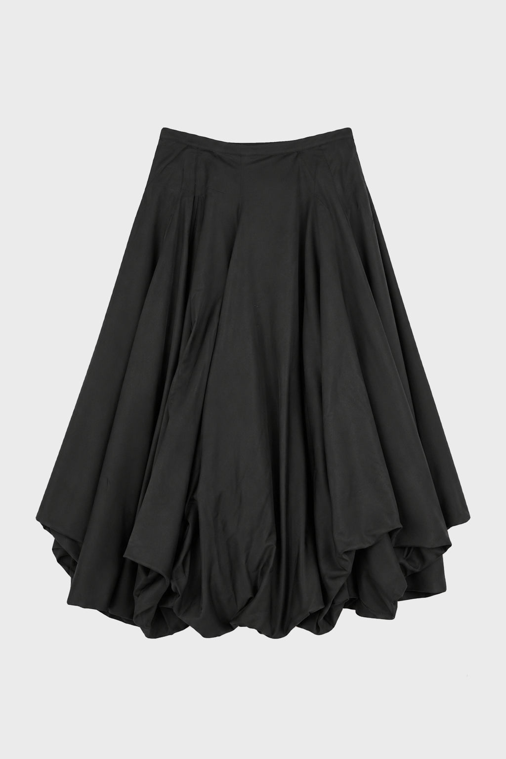 PANEL BALLOON SKIRT BLACK