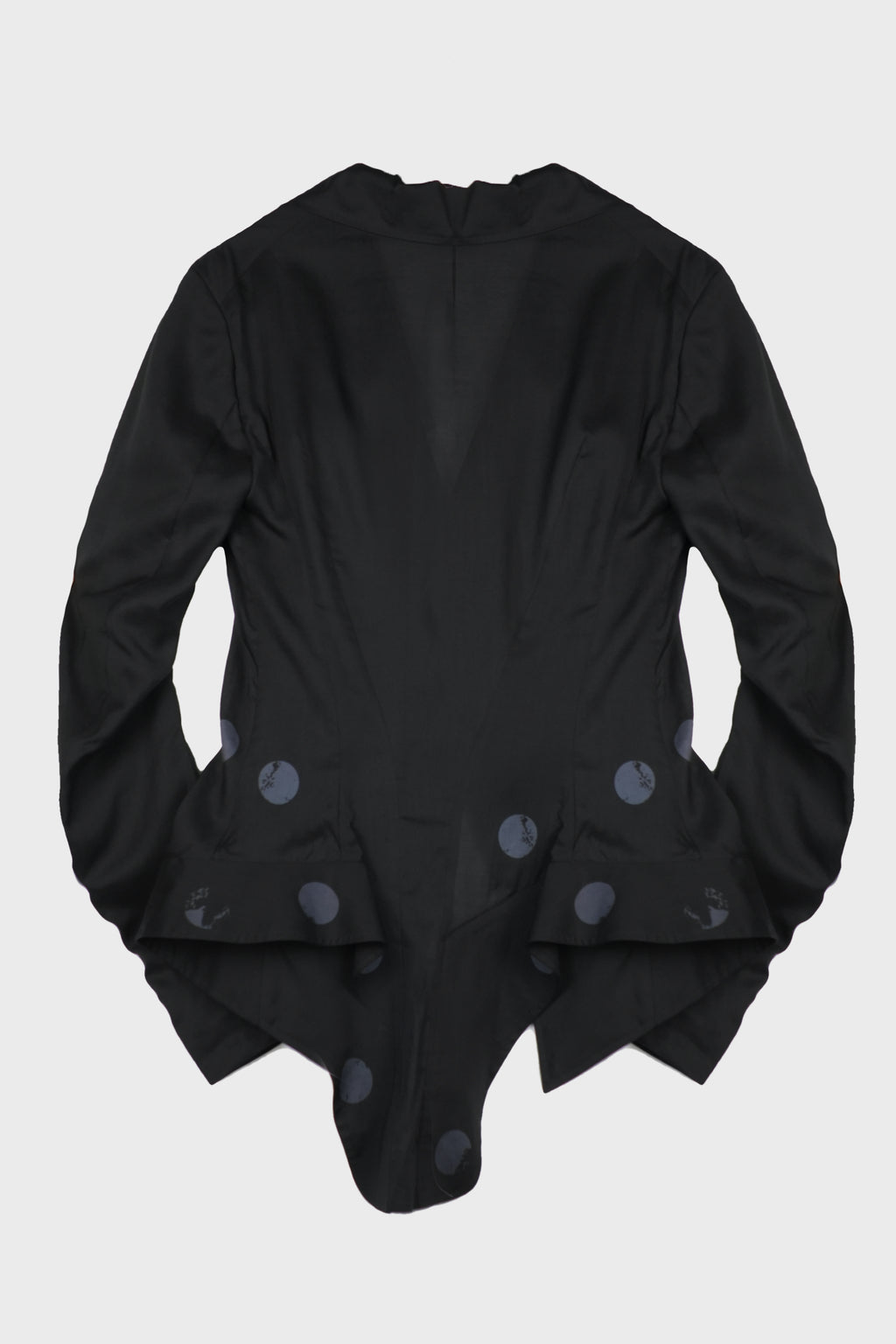 SWALLOW TAIL JACKET BLK X GREY