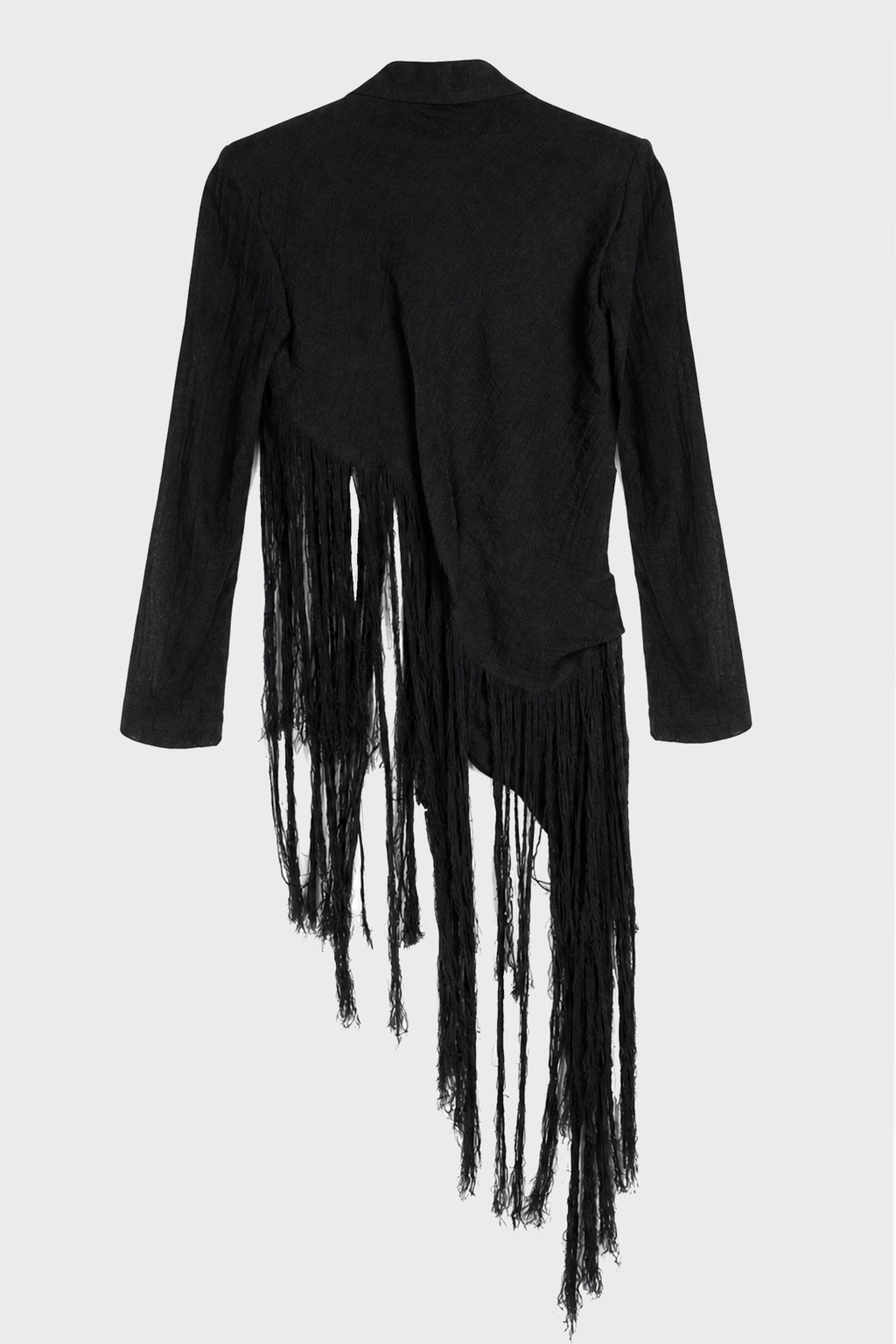 HEM LINE FRINGE POINT ASM JACKET