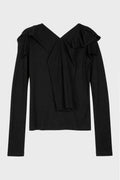 BIG COLLAR LONG SLV T