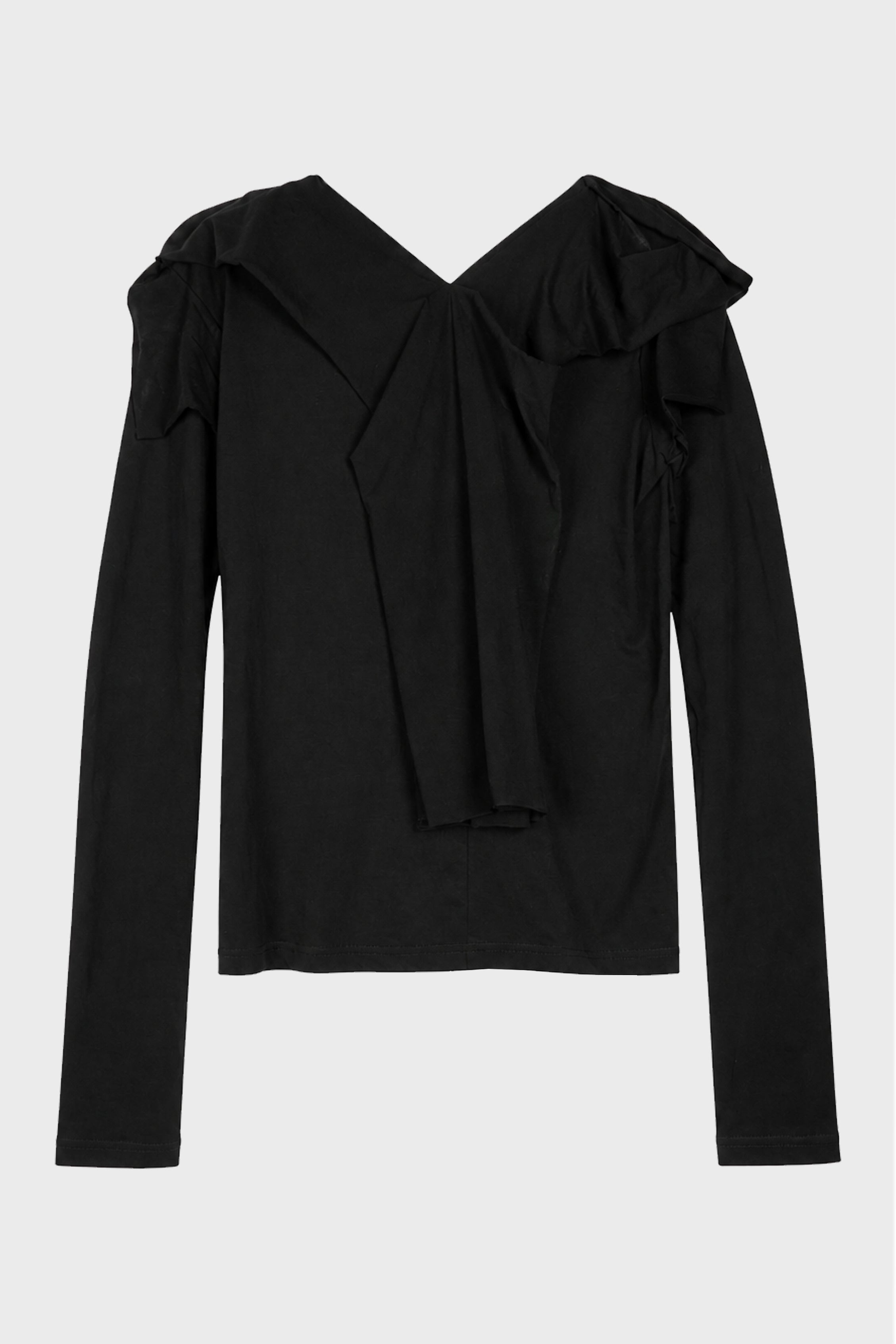 BIG COLLAR LONG SLV T