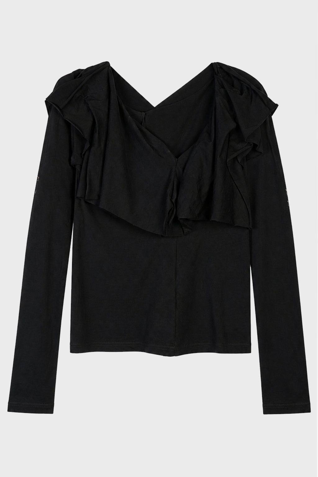 BIG COLLAR LONG SLV T
