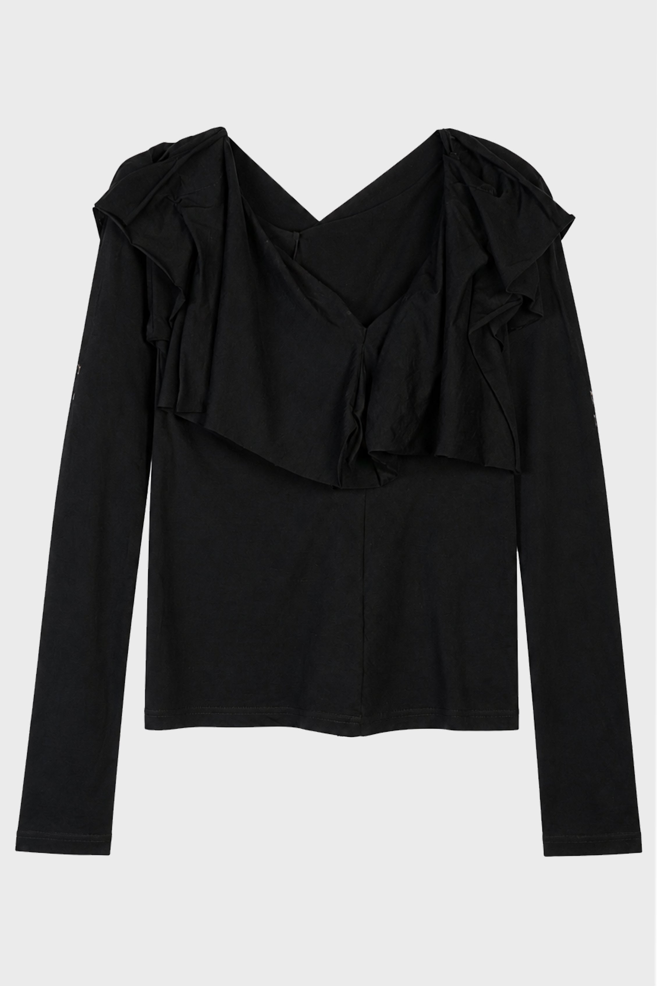 BIG COLLAR LONG SLV T