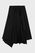 DRAPED SKIRT BLACK