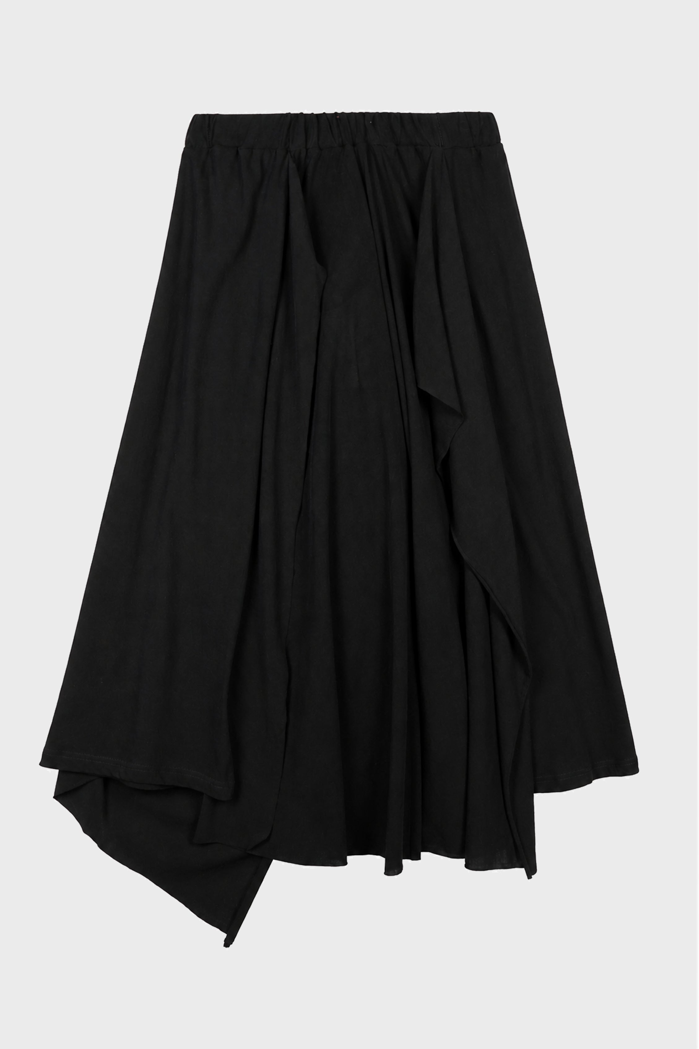 DRAPED SKIRT BLACK