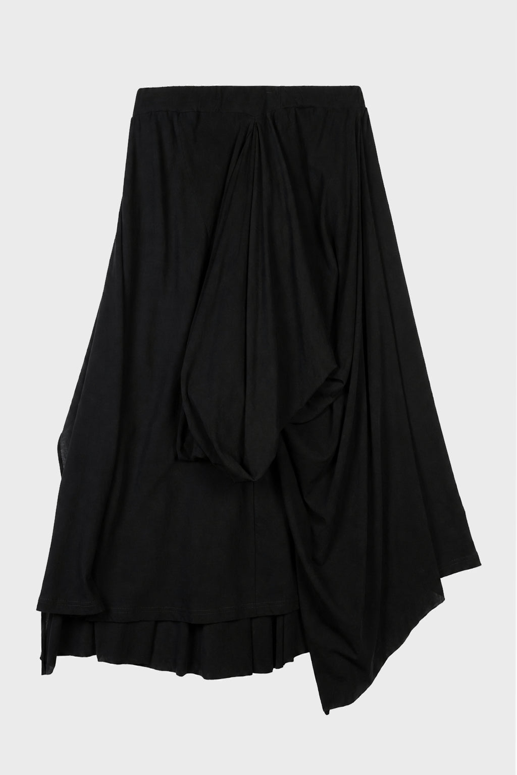 DRAPED SKIRT BLACK