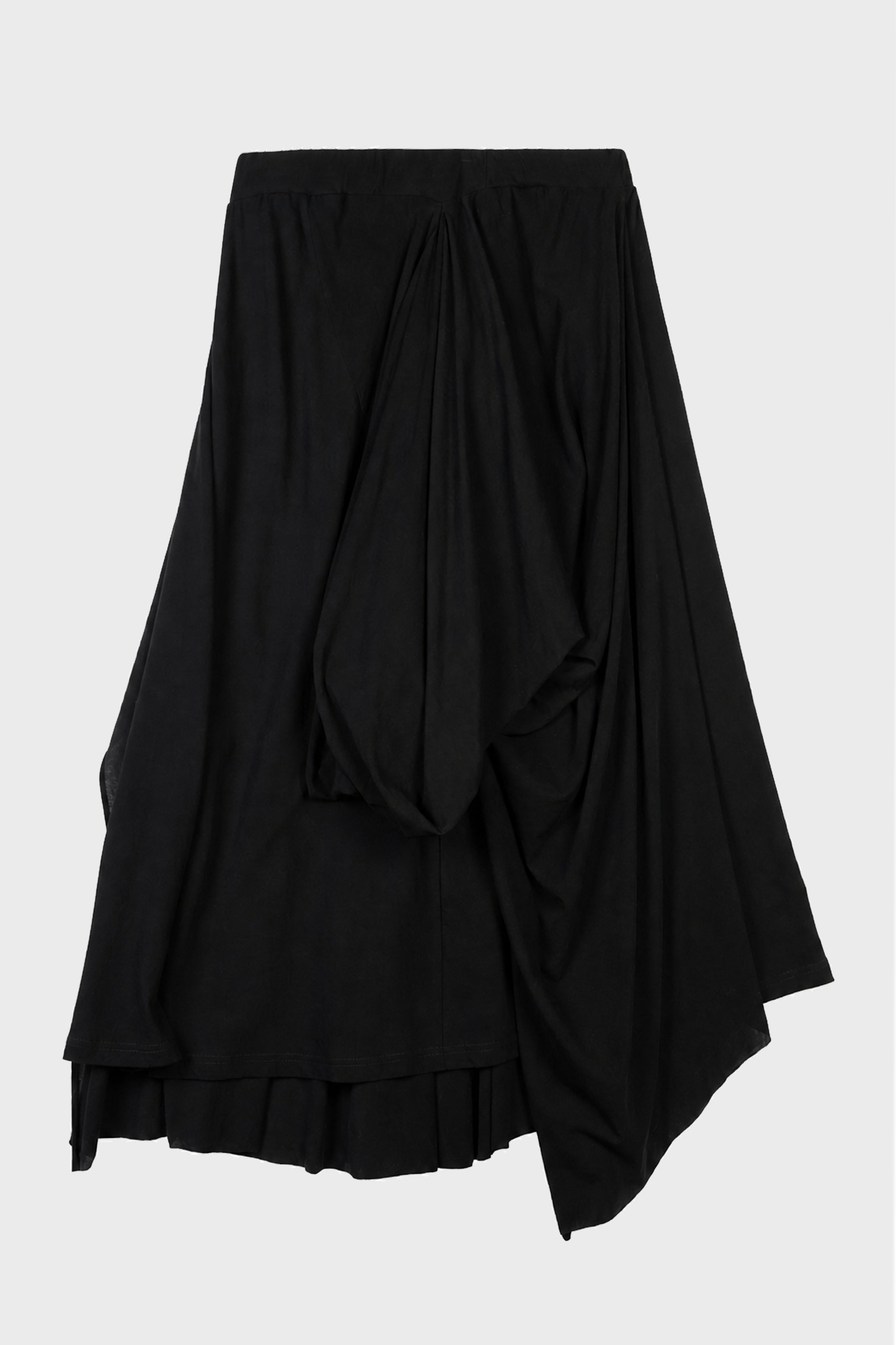 DRAPED SKIRT BLACK