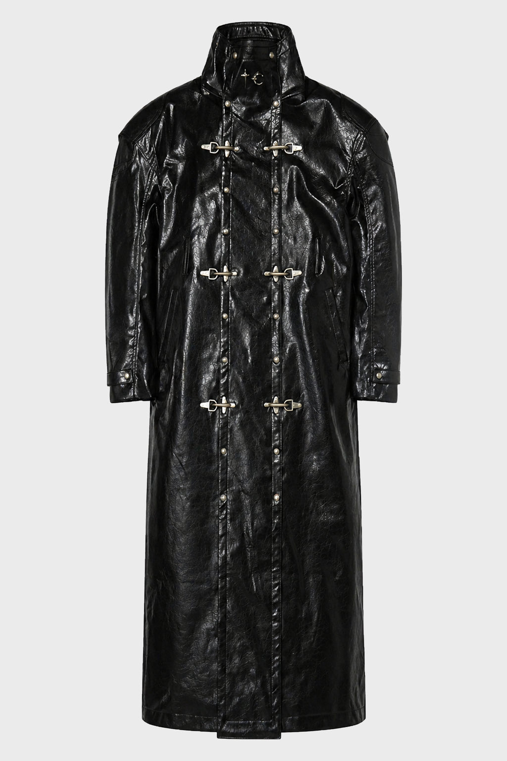 TC LEATHER TRIGUN COAT BLACK
