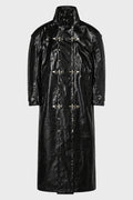 TC LEATHER TRIGUN COAT BLACK
