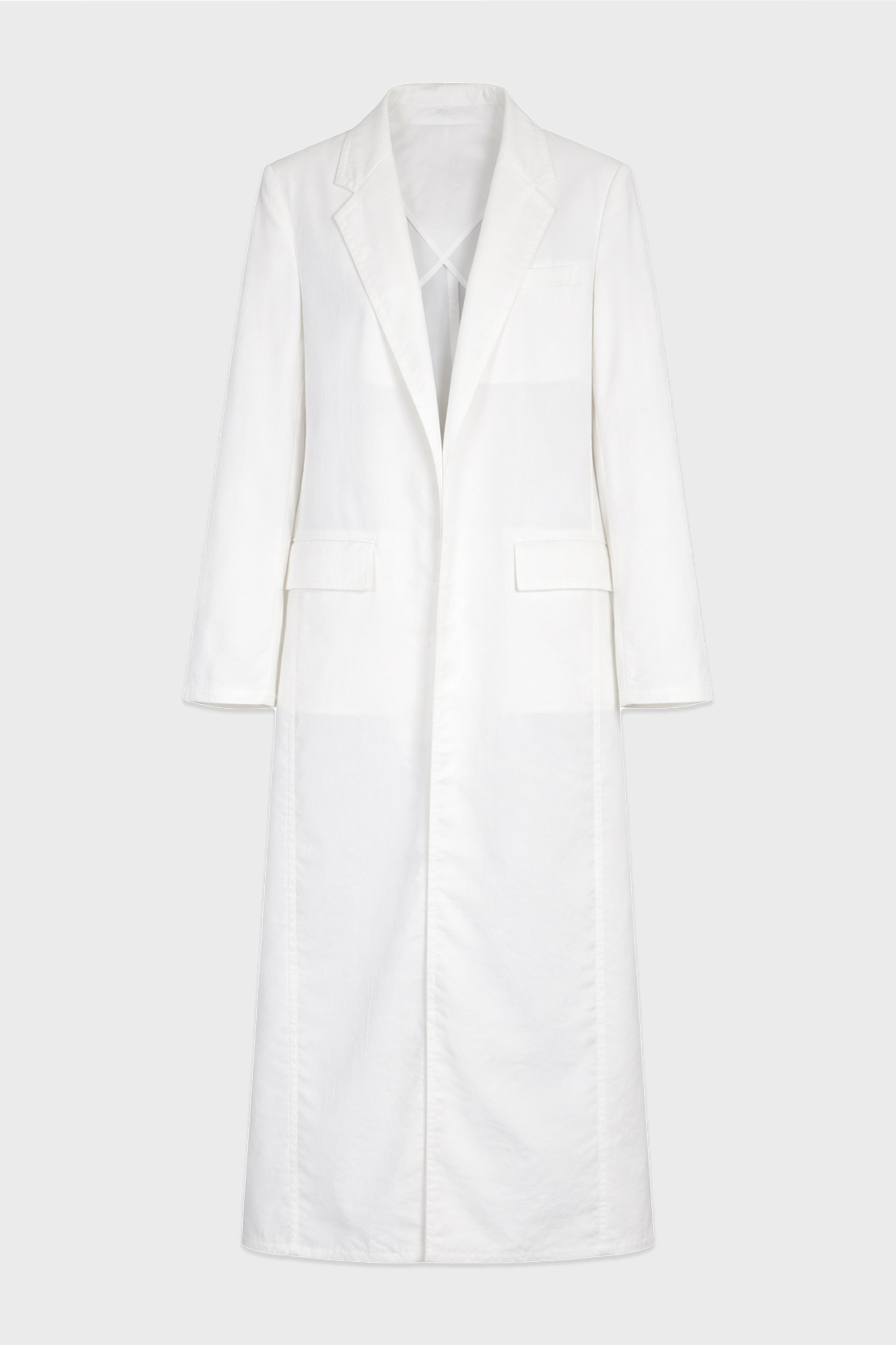 NYLON TRANSLUCENT COAT WHITE
