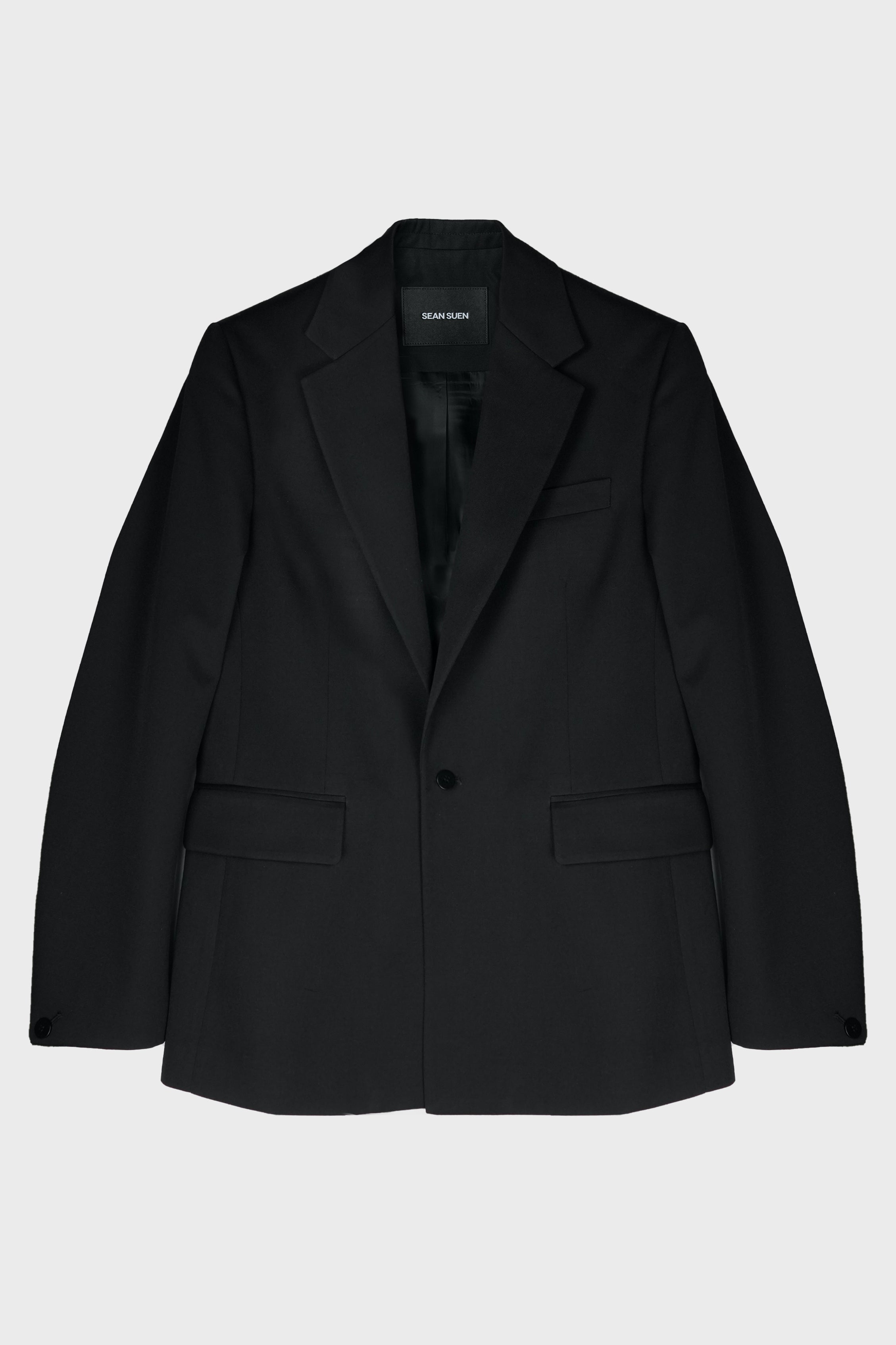 WOOL BLAZER BLACK