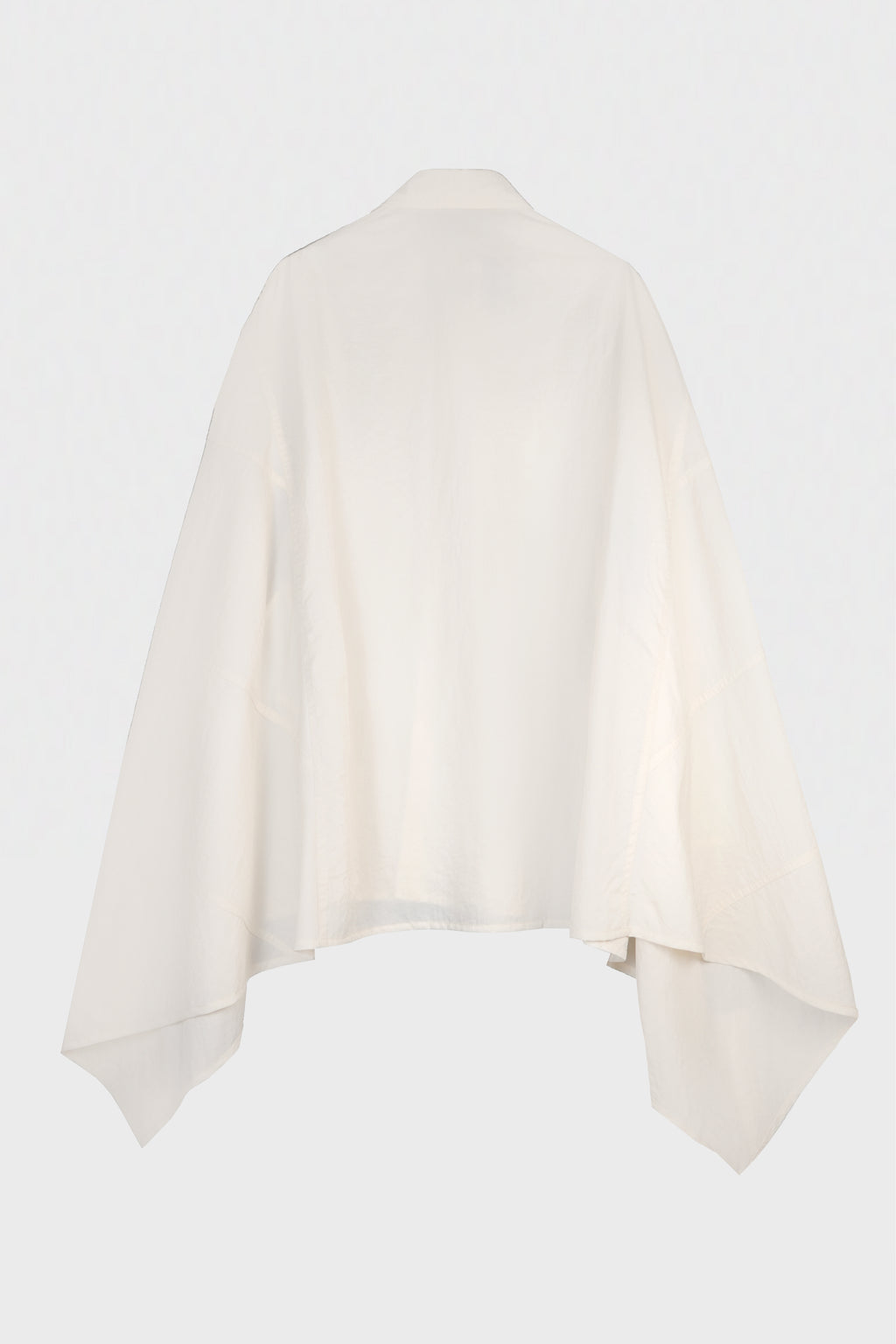 NYLON SHIRT-STYLE COAT BEIGE