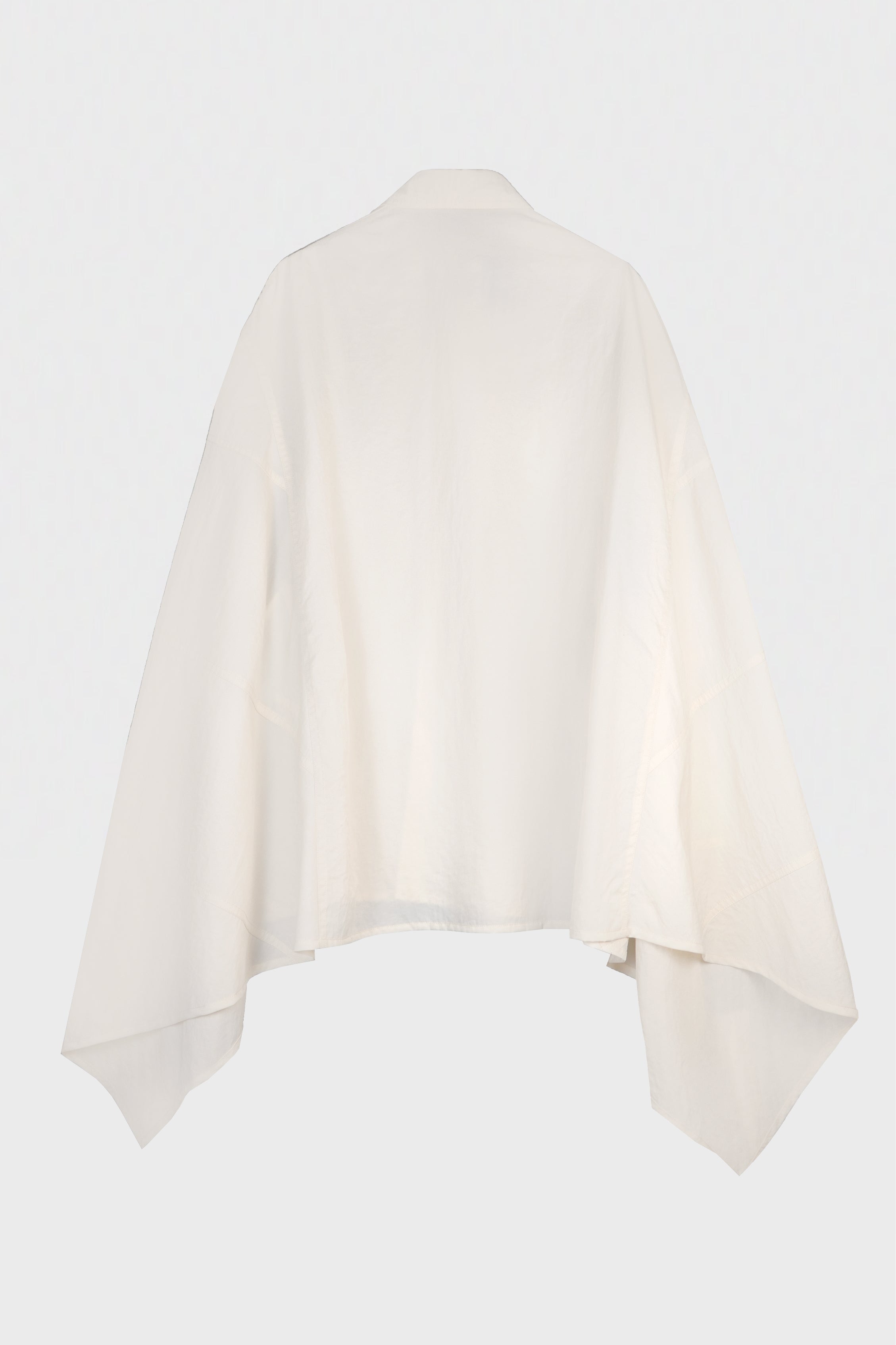 NYLON SHIRT-STYLE COAT BEIGE