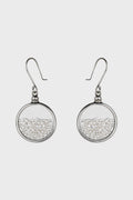 PAULIN EARRINGS WITH LITTLE BALLS ANTIQUE SILVER
