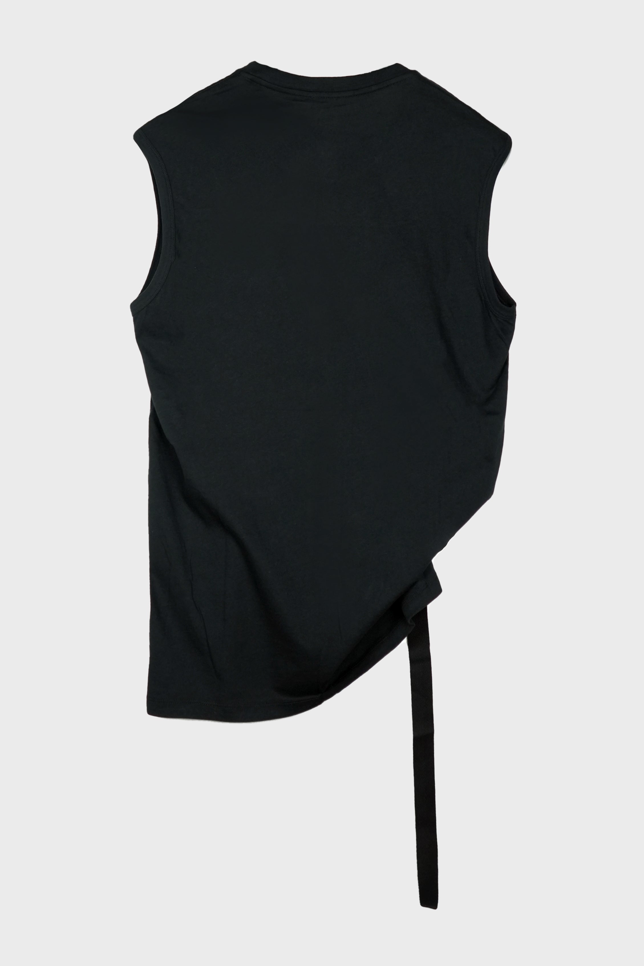 EBERT SLEEVELESS TOP WITH ADJUSTABLE STRAP BLACK