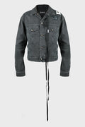 RAF 5-POCKETS STANDARD BLOUSON WITH PRINTED PATCHES FADED GREY