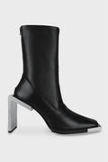 ANKLE-HIGH BOOTS BLACK
