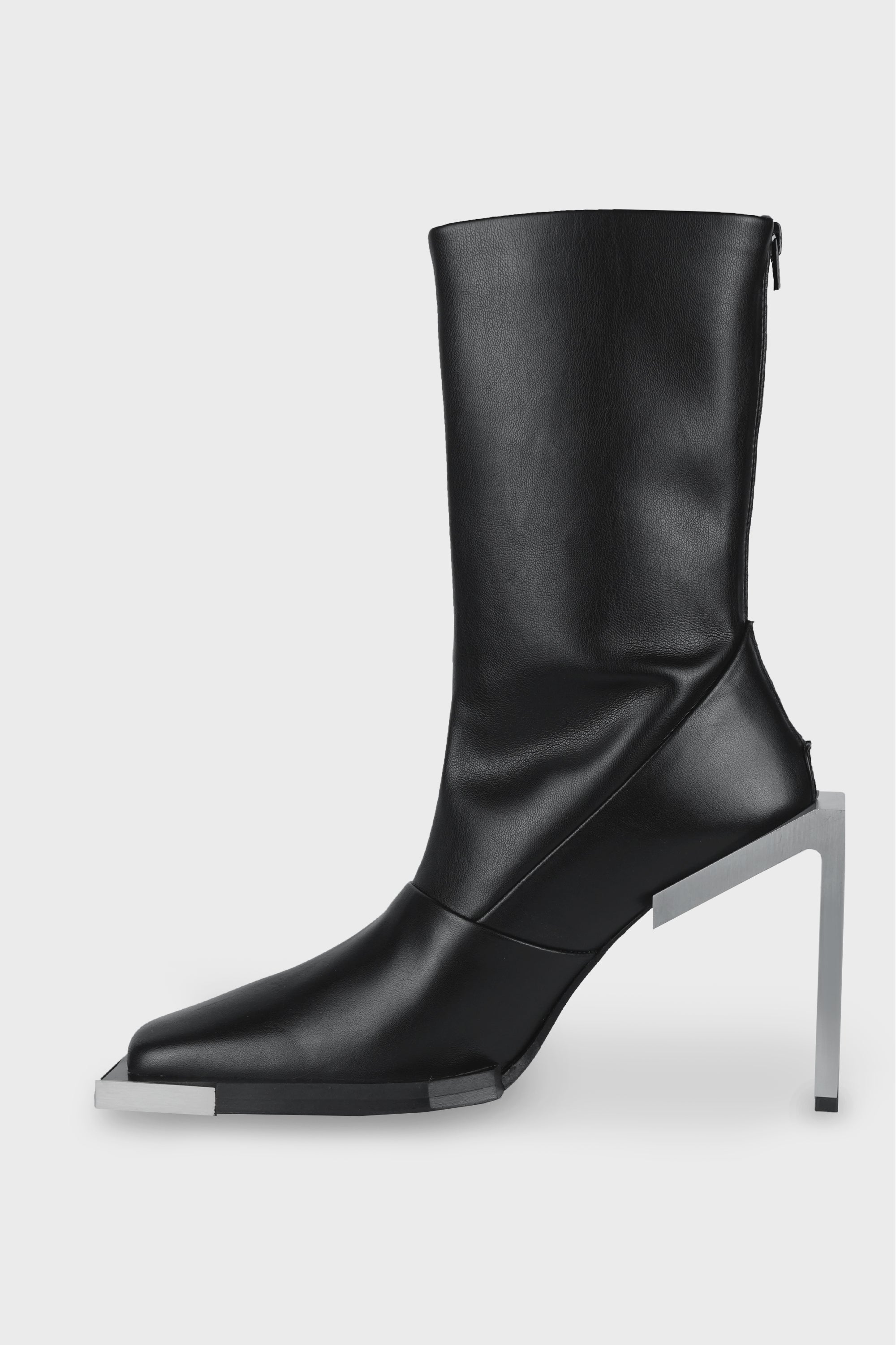 ANKLE-HIGH BOOTS BLACK