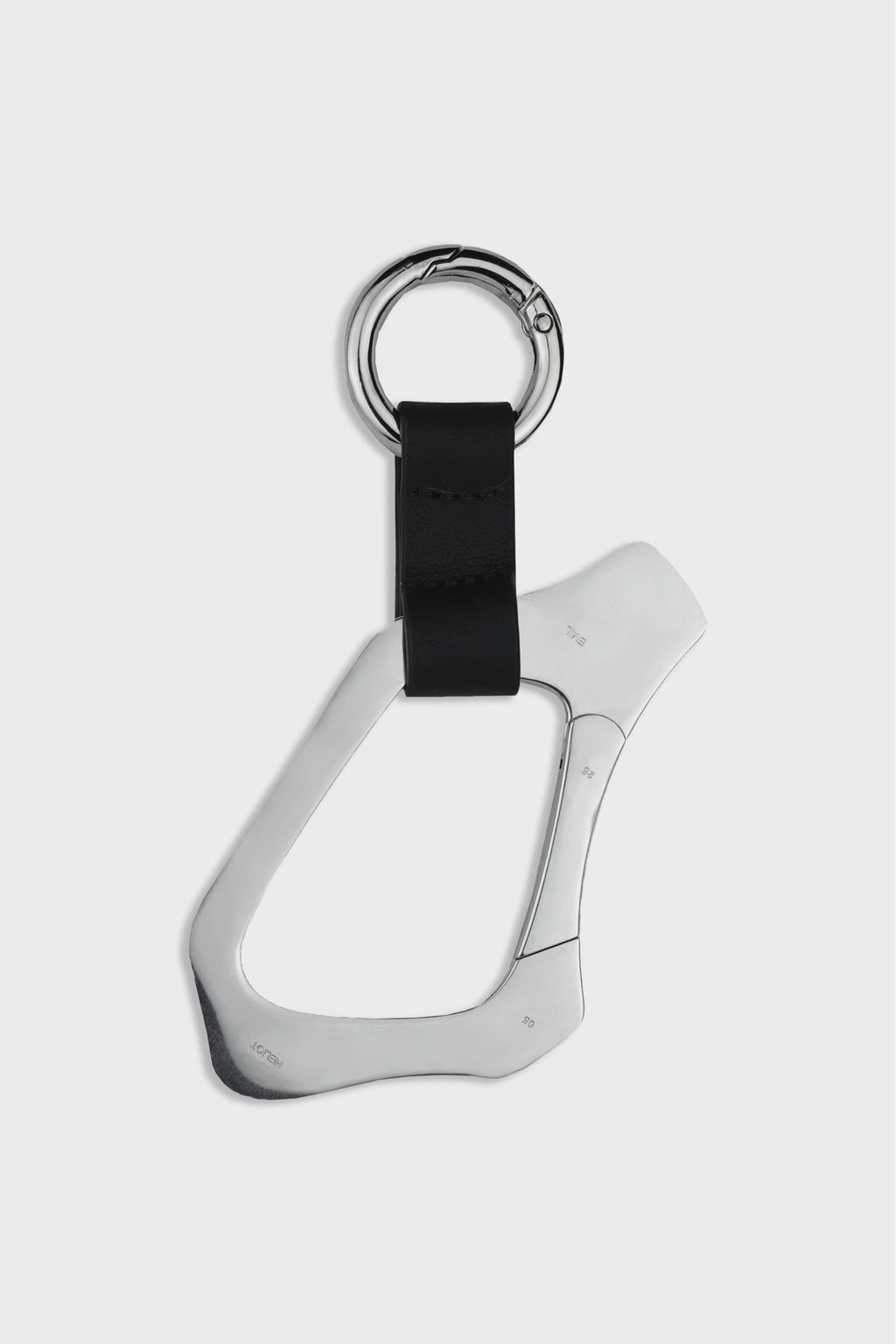 CARABINER KEYCHAIN BLACK