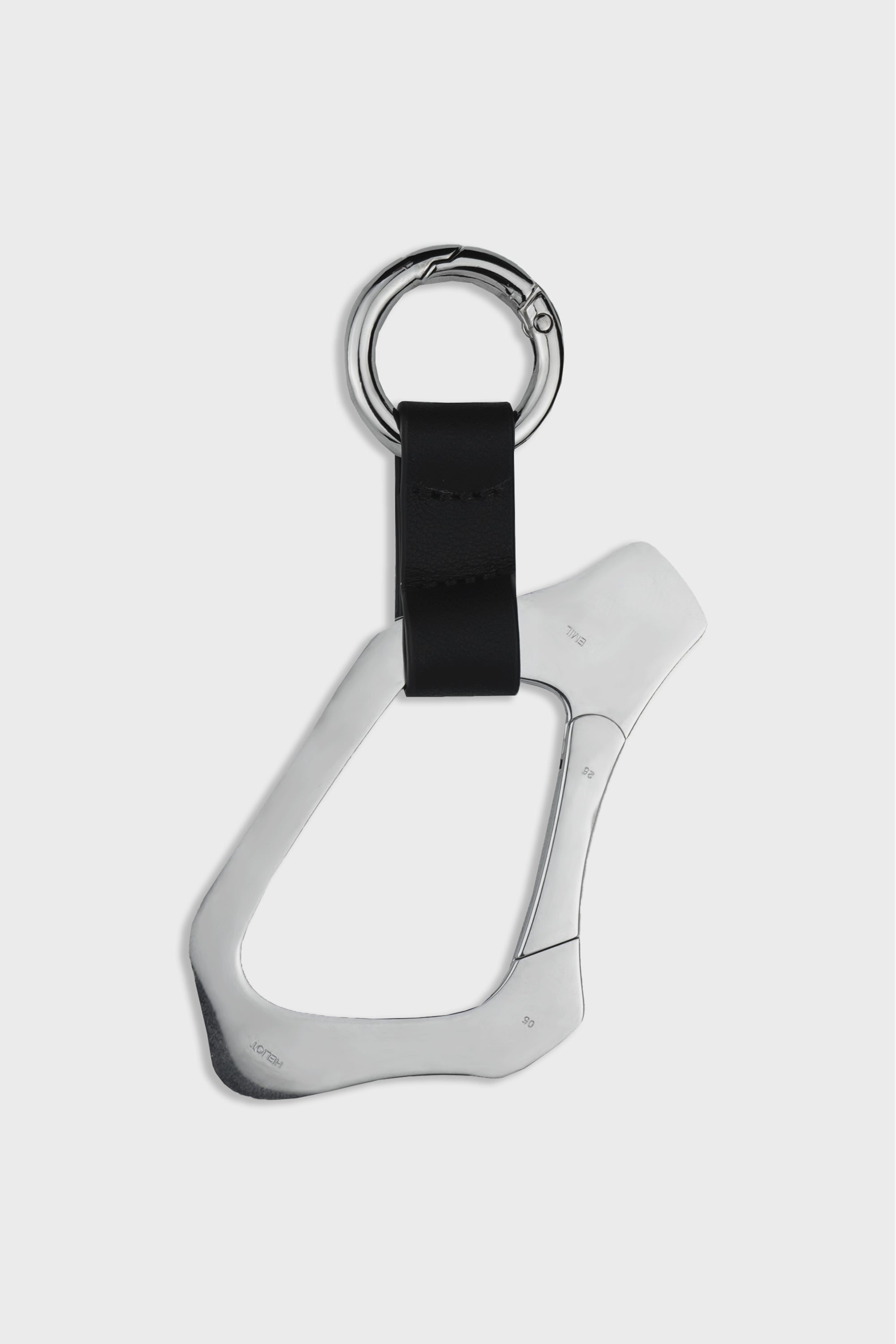 CARABINER KEYCHAIN BLACK