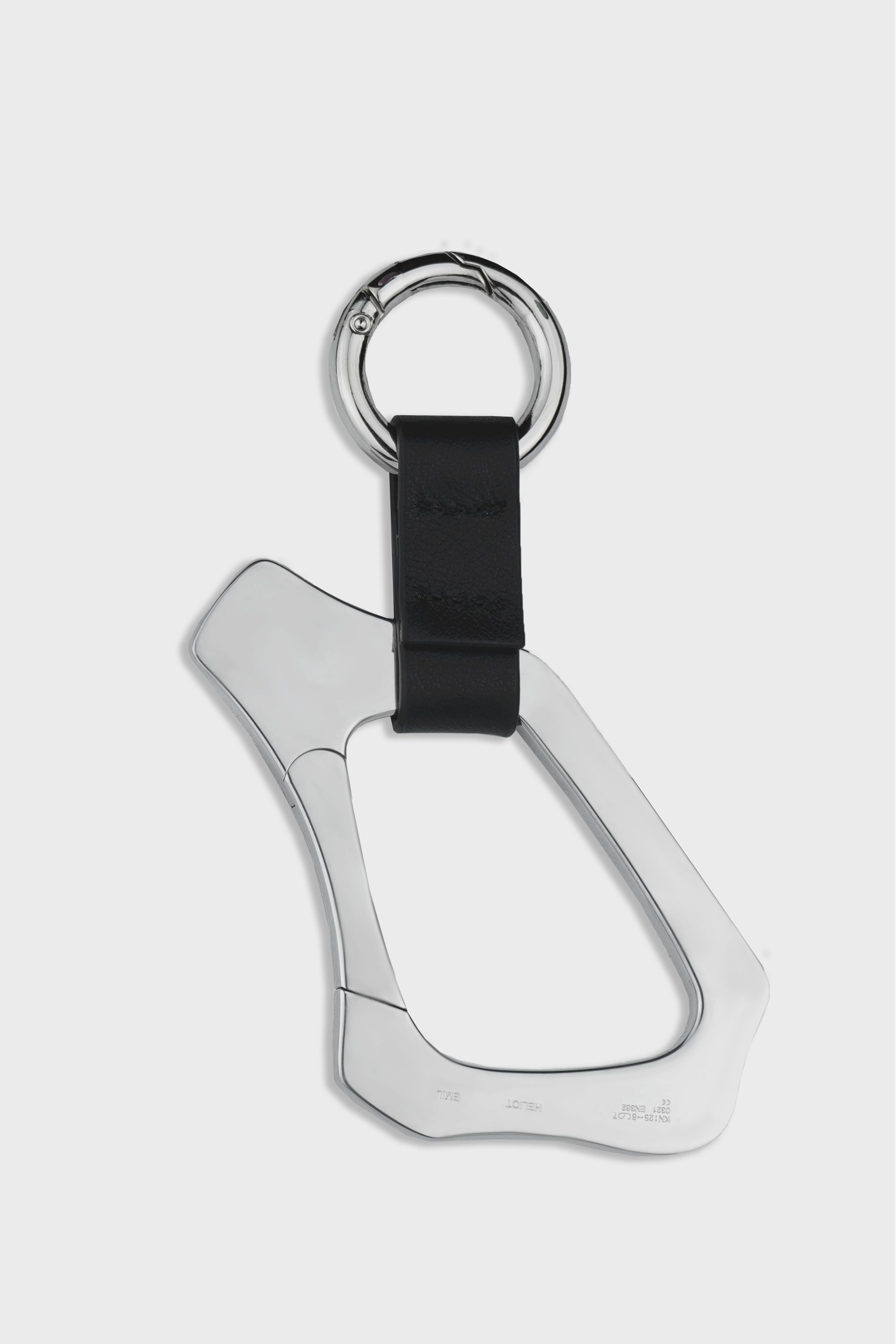 CARABINER KEYCHAIN BLACK