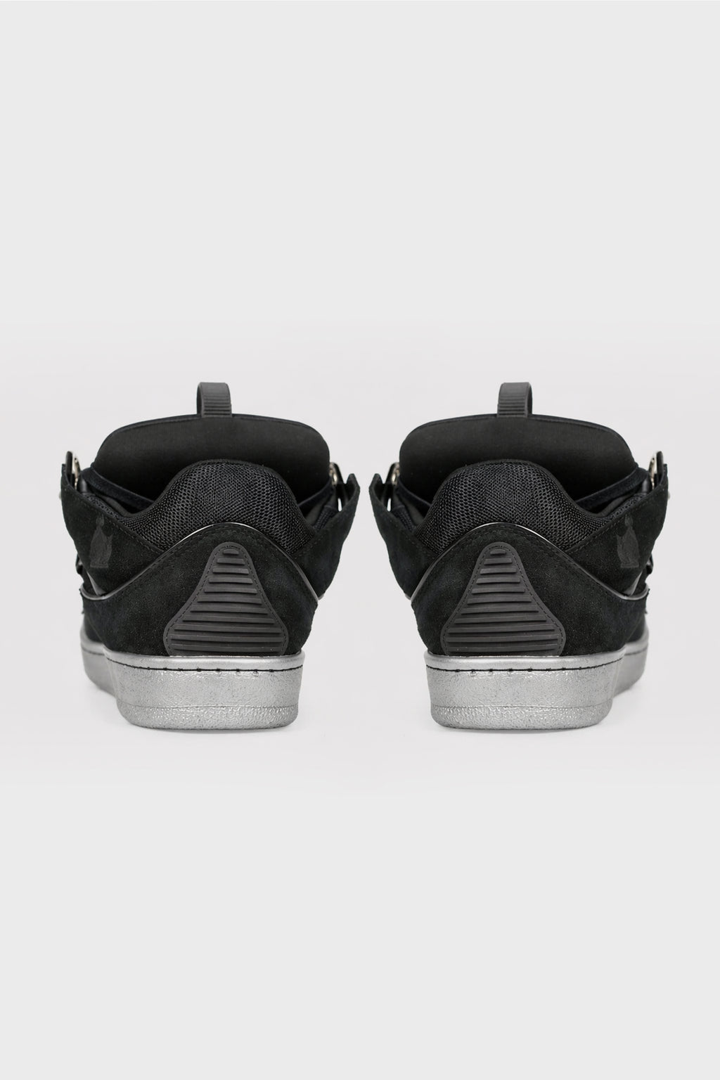 CURB SNEAKERS BLACK/SILVER