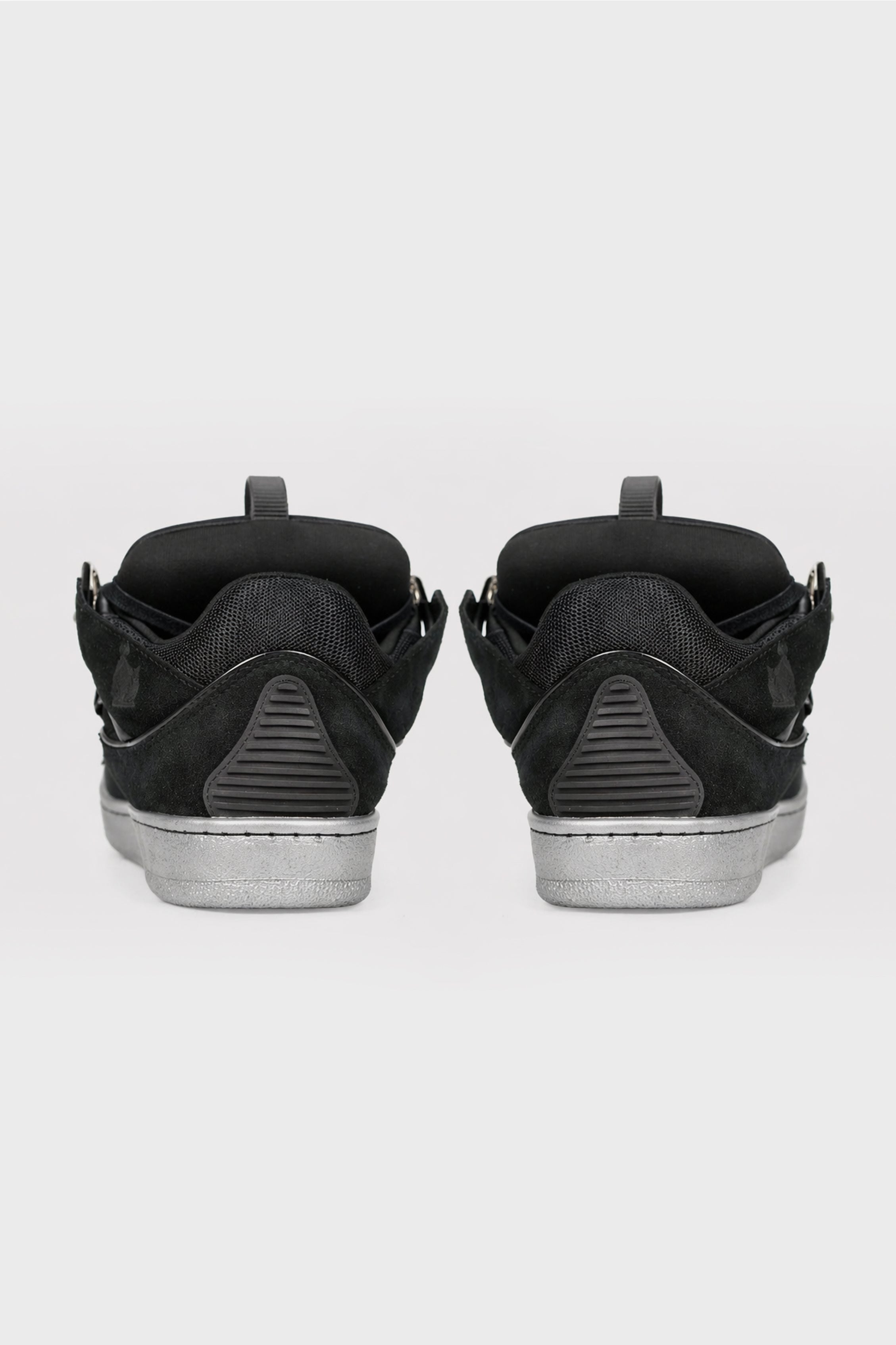 CURB SNEAKERS BLACK/SILVER