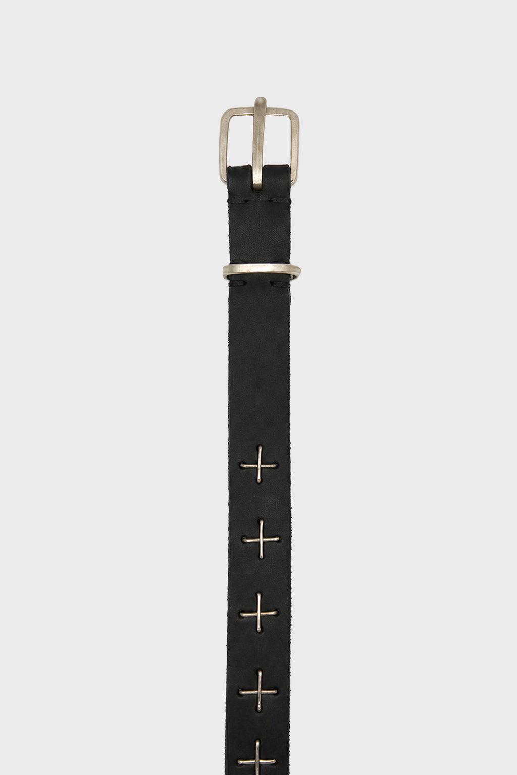 CHOKER W/SILVER CROSSES