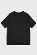 OVERSIZED ONE PIECE SHORT SLEEVE T-SHIRT BLACK