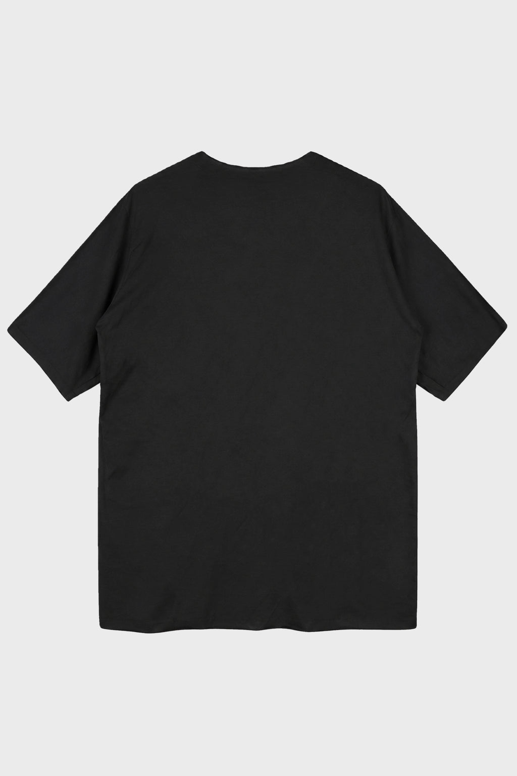 OVERSIZED ONE PIECE SHORT SLEEVE T-SHIRT BLACK