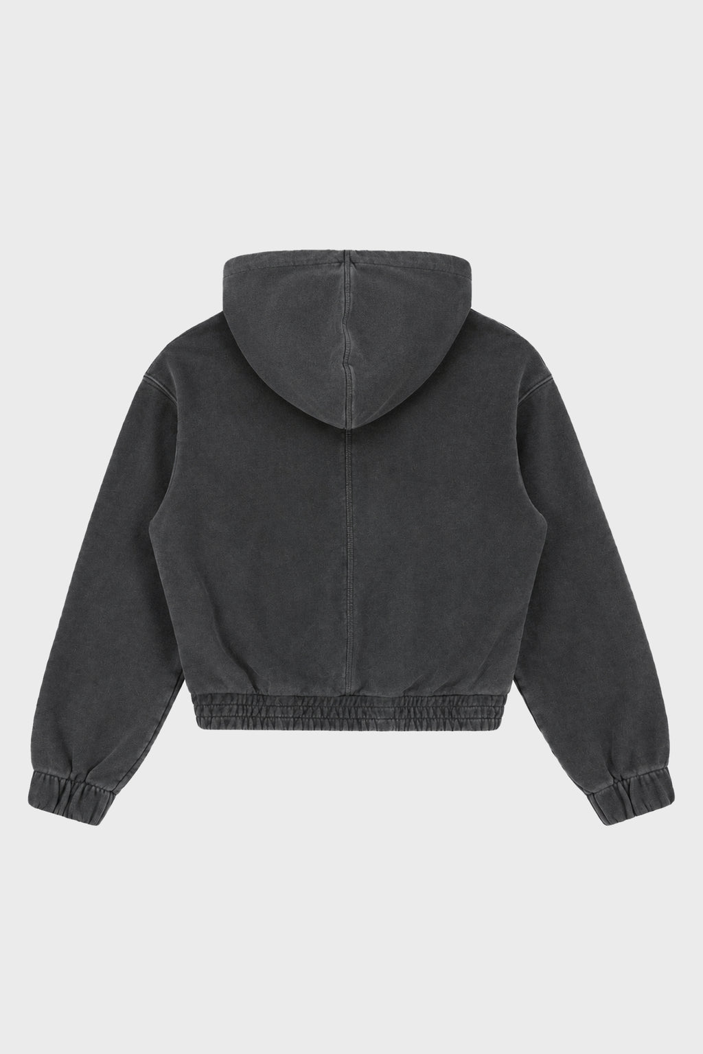 COMMUNITY ZIPPED HOODIE WASHED BLACK