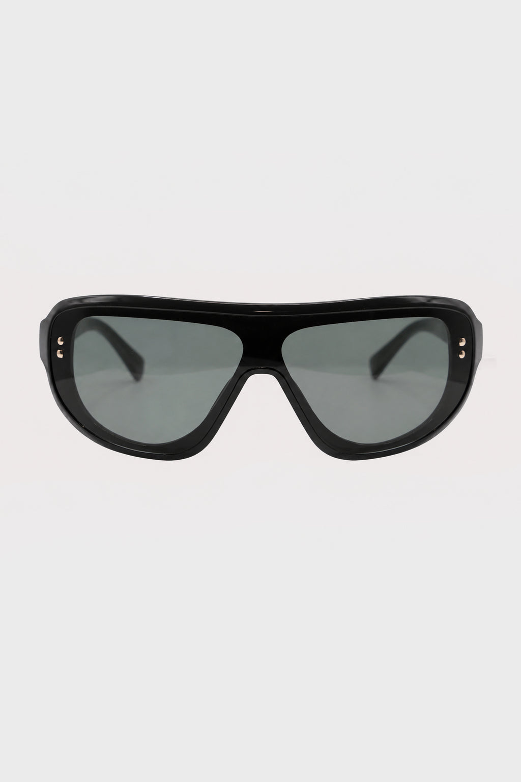 × JACQUEMUS SHIELD SUNGLASSES BLACK